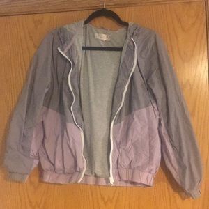 Purple and Gray Windbreaker